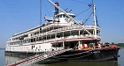 Steamship Delta Queen near Grand Rivers