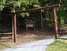 Entrance gate at White Tail Creek Outfitters Lodge