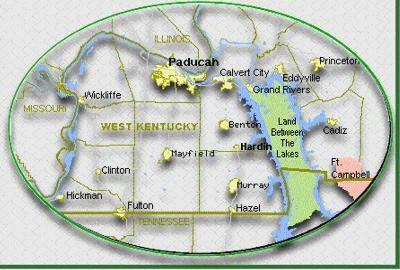 West Kentucky Map